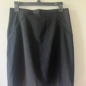 Club Monaco Classic Black Women's Pencil Skirt